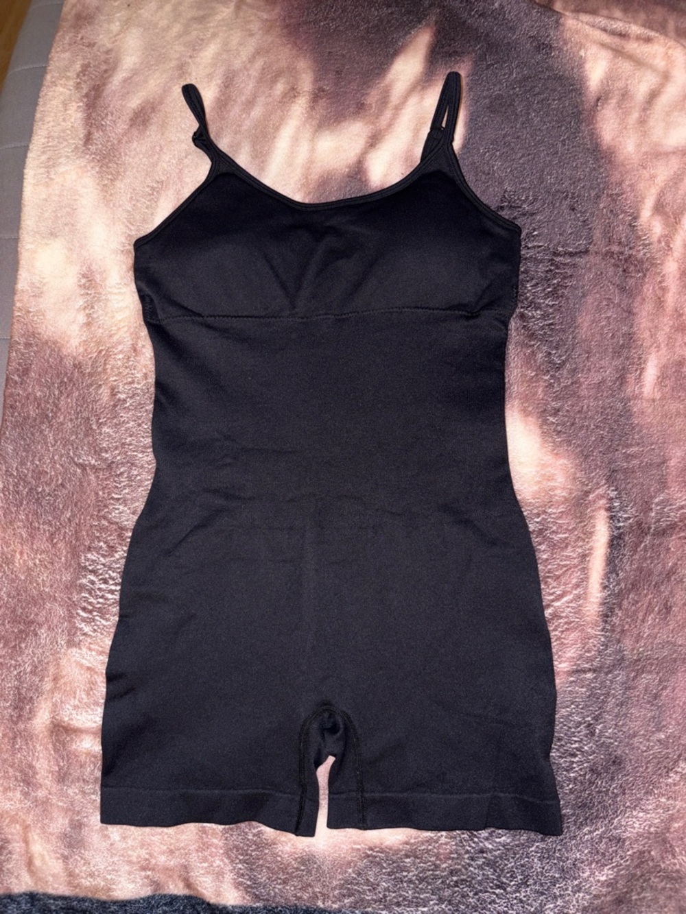 Seamless Black Women's One-Piece Romper Jumpsuit